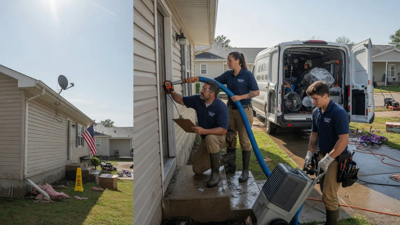Ceiling Water Damage Restoration in Bridgeton, MO near me